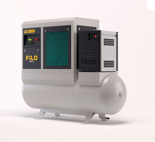 Compresseur à vis - FVK C series - yenici compressor co - d'air / à moteur électrique / stationnaire