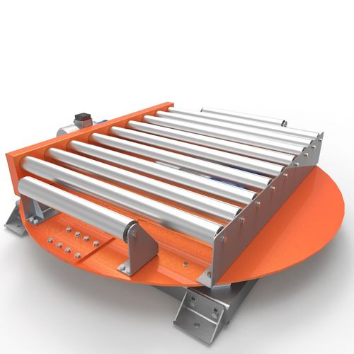 Table tournante entraînée par moteur - W series - Codimar S.L. - pour convoyeur / avec convoyeur à rouleaux