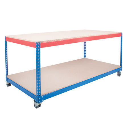 Établi en bois - Ancostorage - mobile / modulaire