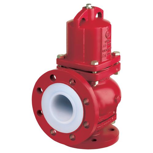 Soupape de sécurité pour gaz - LPV series - Richter Chemie Technik - basse pression / à bride / à siège incliné