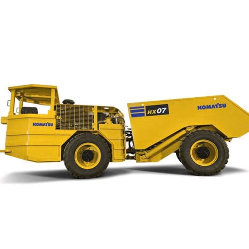 Camion pour fortes charges - HX07 - Komatsu Construction and Mining Equipment - pour travaux souterrains / pour la maintenance