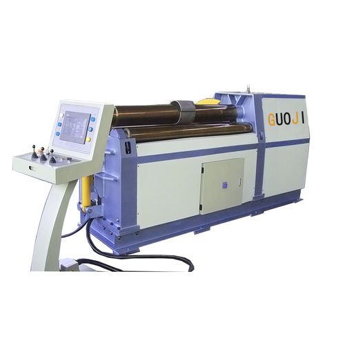 Rouleuse à 4 rouleaux - GJW12H-8X2000 - Nantong Guoji Machinery Equipment Co.,Ltd. - hydraulique / automatique / avec panneau de contrôle mobile