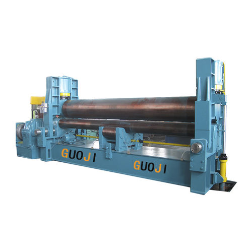 Rouleuse à 3 rouleaux - GJW11S-25X4000 - Nantong Guoji Machinery Equipment Co.,Ltd. - hydraulique / avec panneau de contrôle mobile