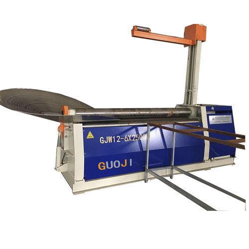 Rouleuse à 4 rouleaux - GJWZ-6X2500 - Nantong Guoji Machinery Equipment Co.,Ltd. - hydraulique / avec panneau de contrôle mobile / conique