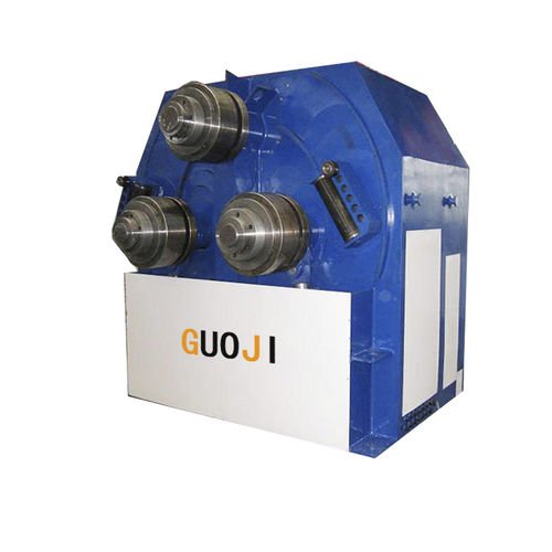 Cintreuse hydraulique - GJW24-100  - Nantong Guoji Machinery Equipment Co.,Ltd. - de profilés / à 3 galets moteurs / verticale