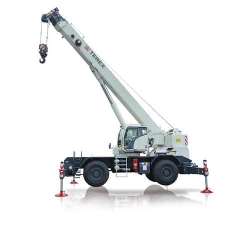 Grue mobile - RT 1080 - TEREX CRANES - télescopique / pour chantier / pour terrain difficile