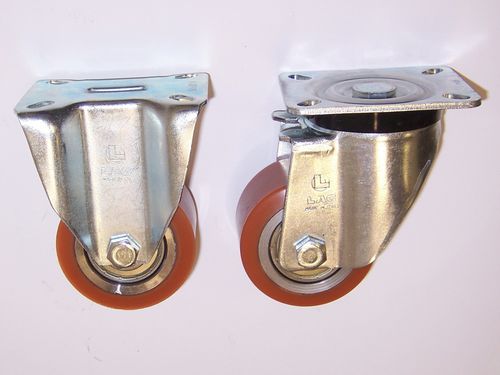 Roulette pivotante - ROLL-ZETA + P60 - LAG SPA - à platine / à roulement à billes / pour fortes charges