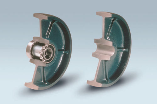 Roue monobloc - QUANTUM series - LAG SPA - en fonte / lisse / à billes