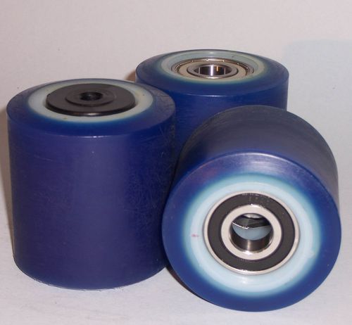 Roue à bandage - ROLL-ADINYL SOFT series - LAG SPA - en polyamide / lisse / à billes