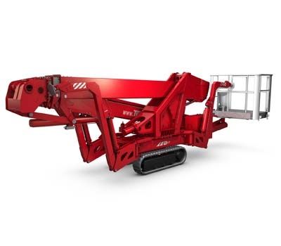 Nacelle articulée sur chenilles - LEO 23 GT  - Teupen - électrique