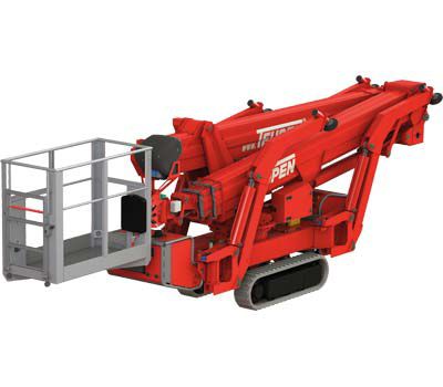 Nacelle articulée sur chenilles - LEO 21 GT - Teupen - à moteur diesel / compacte