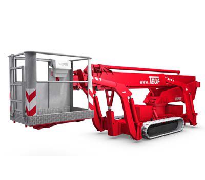 Nacelle télescopique sur chenilles - LEO 25 T plus - Teupen - à moteur diesel / compacte
