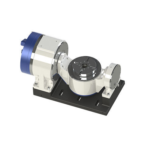 Table rotative entraînée par moteur - DZDC series - Guangzhou Haozhi Industrial Co., Ltd - verticale / inclinable / pour l'usinage de matériaux