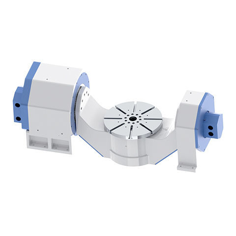 Table rotative entraînée par moteur - DZDC-350-60／200-557／253-A26W-A／A - Guangzhou Haozhi Industrial Co., Ltd - verticale / inclinable / pour l'usinage de matériaux