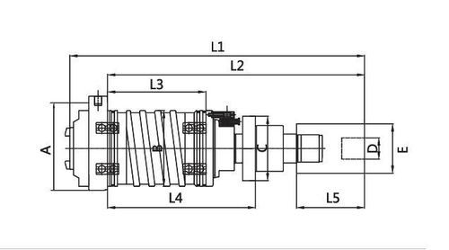 Broche d'usinage - DGZZ-10020/10024 - Guangzhou Haozhi Industrial Co., Ltd - à entraînement direct / BT 30 / lubrification à la graisse