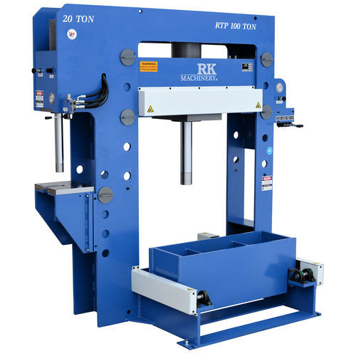 Presse à table roulante - RTPBP 100/20 - RK Machinery Ltd - électrohydraulique / de formage / à brocher