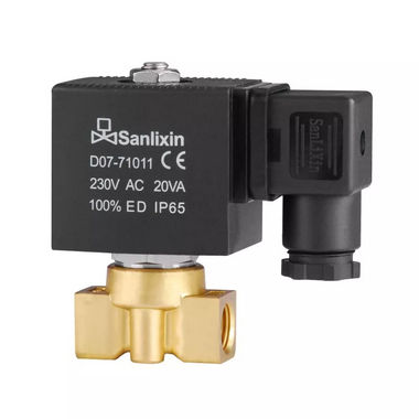 Électrovanne à commande directe - SLZ  - SANLIXIN SOLENOID VALVE CO., LTD - 2/2 voies / NF / air
