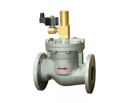 Électrovanne à commande directe - SCF  - SANLIXIN SOLENOID VALVE CO., LTD - 2 voies / combustible / à bride