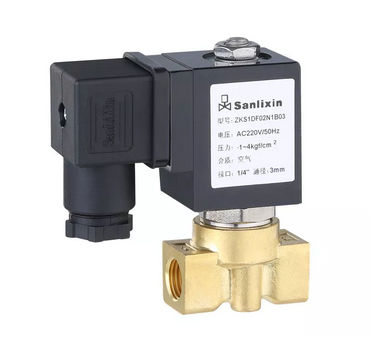 Électrovanne à commande directe - ZKS - SANLIXIN SOLENOID VALVE CO., LTD - 2/2 voies / normalement fermée / pour eau