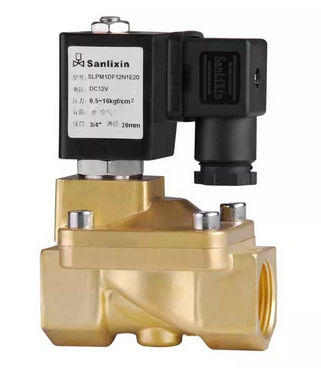 Électrovanne à commande directe - SLPM  - SANLIXIN SOLENOID VALVE CO., LTD - 2/2 voies / normalement fermée / air