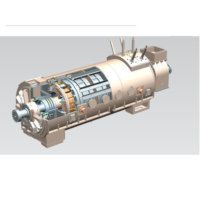 Groupe électrogène à turbine - Shanghai Electric Group Co., Ltd. - triphasé / en container / injection indirecte
