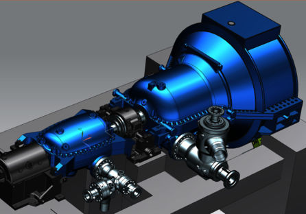 Turbine à gaz - F Class CCPP - Shanghai Electric Group Co., Ltd. - mono-arbre