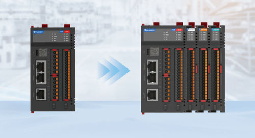 Automate programmable intégré - FL8 series - Shanghai Flexem Technology Co., Ltd - sur réseau Ethernet / CANopen / RS485