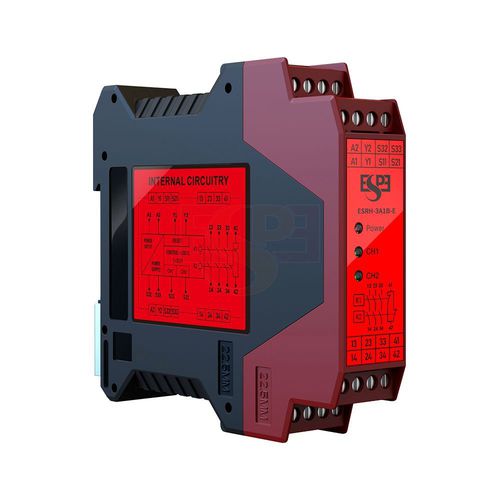 Module relais de sécurité - ESRH-3A1B - Shenzhen ESPE technology Co., LTD - sur rail DIN / de faible puissance / à fusible