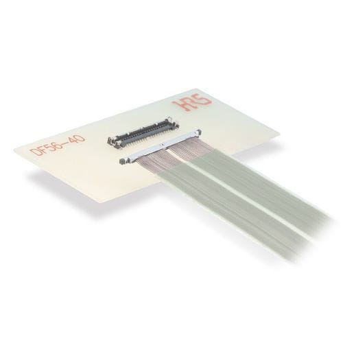 Connecteur de données - DF56 Series - Hirose Electric Europe B.V. - micro-coaxial / CMS / fil à carte