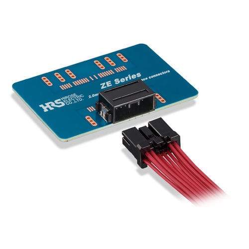 Connecteur électrique fil à carte - ZE05 Series  - Hirose Electric Europe B.V. - de données / hybride / CMS