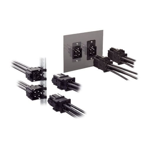Connecteur d'alimentation électrique - EM35M Series - Hirose Electric Europe B.V. - DIN / parallèle / à sertir