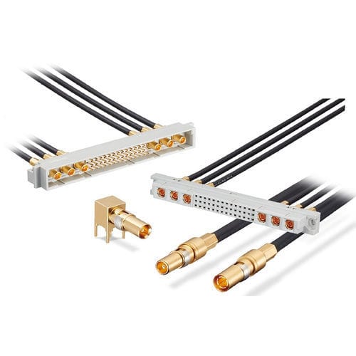 Connecteur combiné - PO51/PO72 Series - Hirose Electric Europe B.V. - DIN / coaxial / FPC