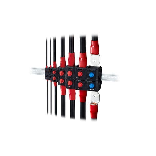 Bloc de jonction de puissance - EF2 Series - Hirose Electric Europe B.V. - sur rail-DIN / à ressort / sans vis