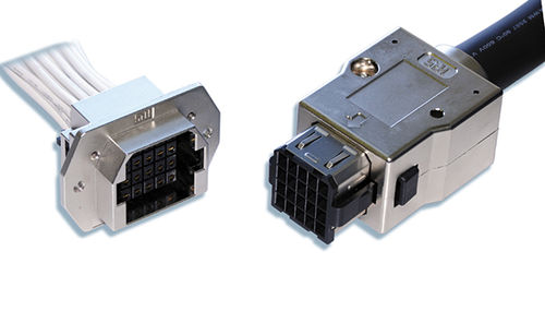 Connecteur d'alimentation électrique - PQ-S series - Hirose Electric Europe B.V. - carré / à verrouillage / pour batterie