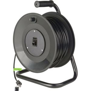 Enrouleur de câble de données - LCIMKR-12-328-TEL - lightcast - rétractable / ouvert / transportable