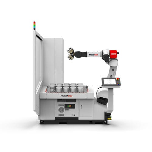 Cellule robotisée de chargement - Turn-Assist Essential - RoboJob - de déchargement / pour petites pièces / compact