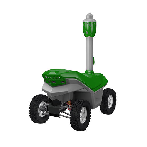 Robot de surveillance mobile - PROMPT - SMP Robotics Systems Corp. - pour l'extérieur / avec dispositif acoustique