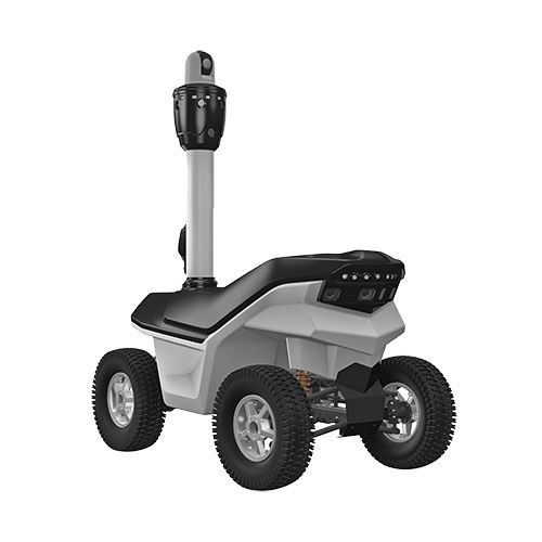 Robot de surveillance mobile - S5 series - SMP Robotics Systems Corp. - autonome / pour l'extérieur / avec dispositif acoustique