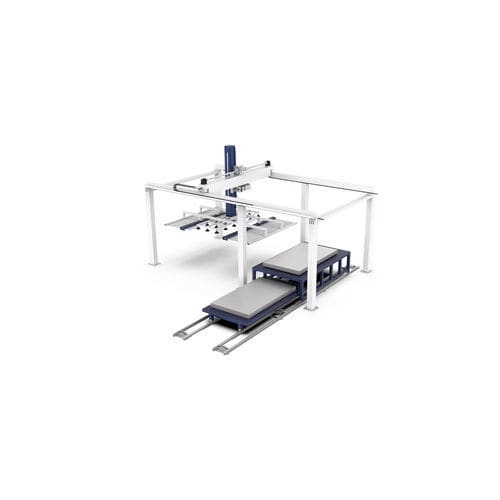 Système de chargement et déchargement de plaques - ALG - HSG LASER CO.,LTD - pour applications de découpage / automatique