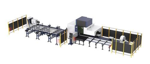 Machine de découpe laser - T series - HSG LASER CO.,LTD - rotative / pour métal / de tubes