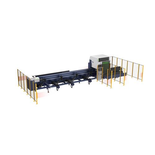Machine de découpe laser à fibre - R2 - HSG LASER CO.,LTD - pour métal / de tubes / à chargement/déchargement automatisé