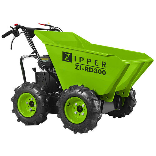 Mini-dumper sur pneus - ZI-RD300 - Zipper Maschinen - thermique / à déchargement frontal