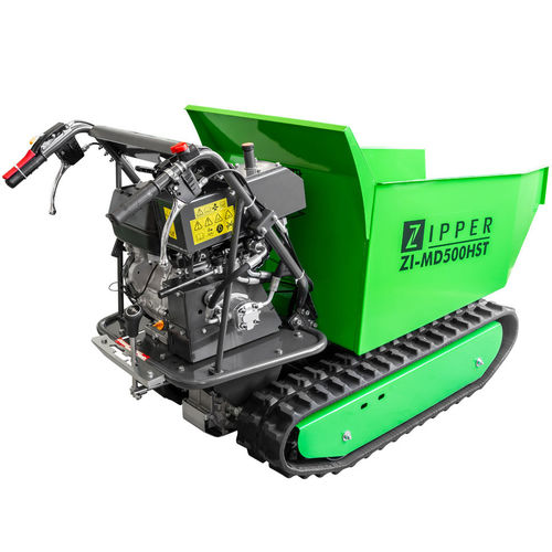 Mini-dumper sur chenilles - ZI-MD500HST - Zipper Maschinen - thermique / à déchargement frontal