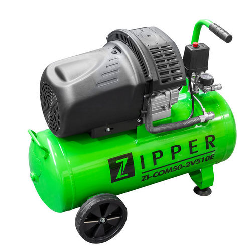 Compresseur à piston - ZI-COM50-2V510E - Zipper Maschinen - d'air / électrique / sur roulette