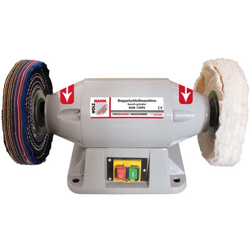 Machine de polissage pour métaux - DSM150PS - Holzmann Maschinen GmbH - industrielle / électrique / à deux têtes