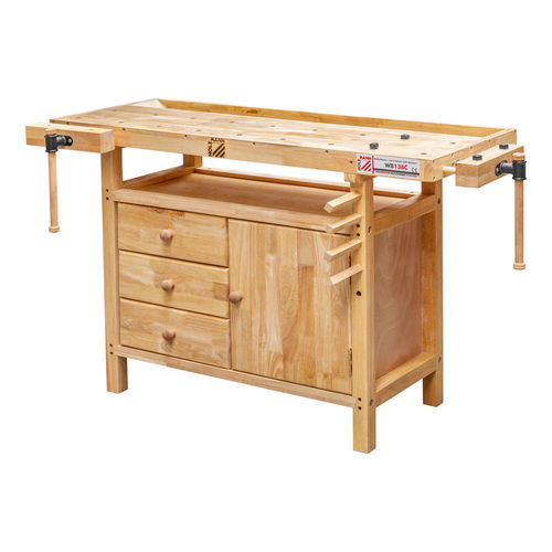 Banc de rabotage en bois - WB138C  - Holzmann Maschinen GmbH - à 3 tiroirs / à compartiments