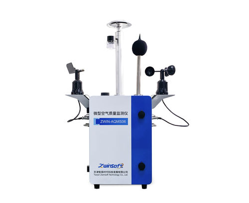 Moniteur de qualité de l'air extérieur - ZWIN-AQMS06 - Tianjin Zwinsoft Technology Co.,Ltd. - pour analyses environnementales / CO / PM2.5