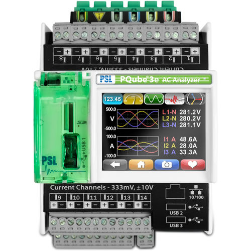 Analyseur de surveillance - PQube 3e - Power Standards Lab - pour réseau électrique / de puissance / graphique