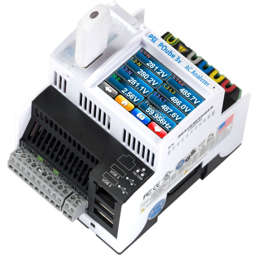 Analyseur de puissance - PQube 3v - Power Standards Lab - pour réseau électrique / de tension / en temps réel