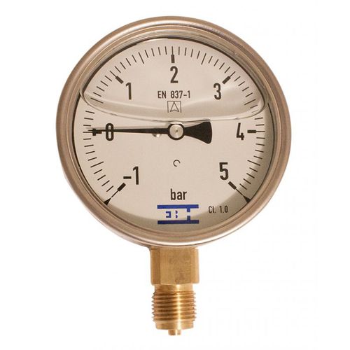 Manomètre différentiel - 836003 series - Hydroscand - à cadran / fileté / en acier